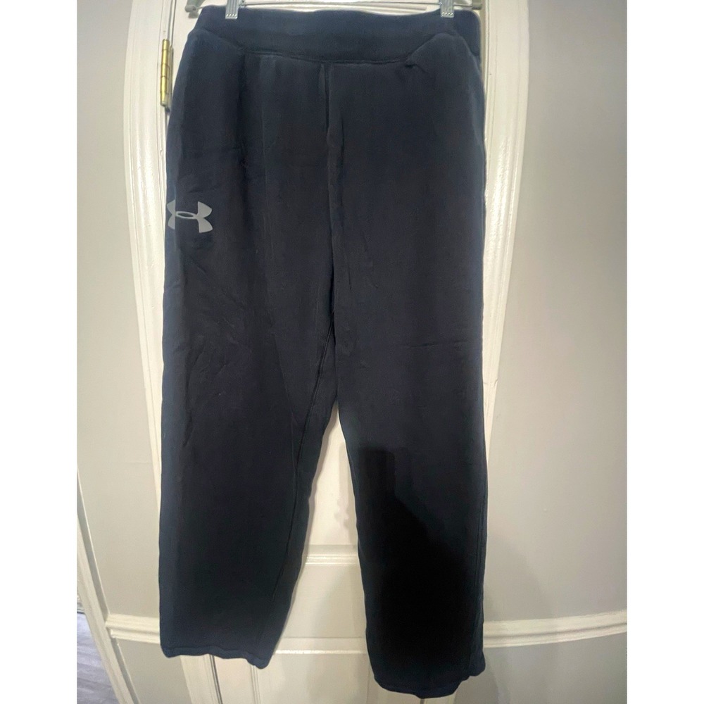 Under Armour Women's Black Jogger Pants XL Pull-On Elastic Waist Solid